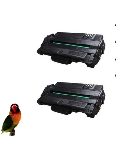 Pack 2 Toner para Samsung ML1910 ML1915 ML2525 ML2580 SCX4600 SCX4623 SF640