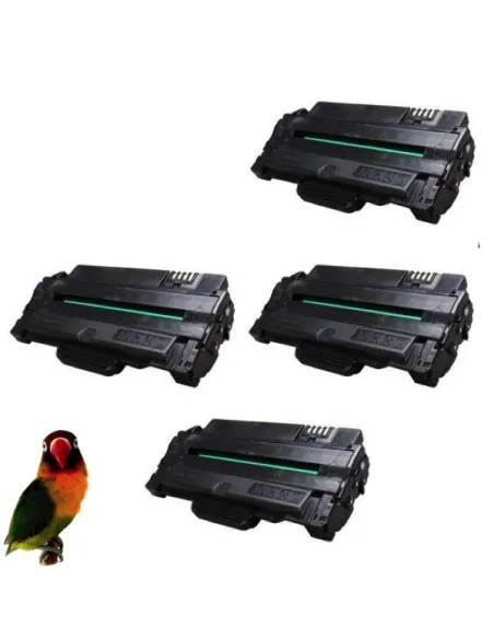 Pack 4 Toner para Samsung ML1910 ML1915 ML2525 ML2580 SCX4600 SCX4623 SF640