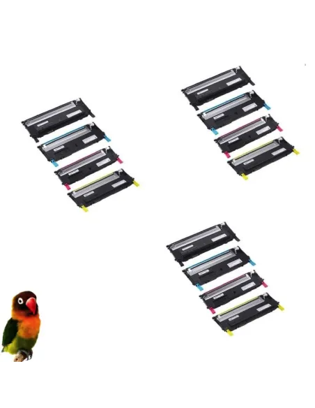 12 toners para Samsung CLX3300/CLX3305/CLX3302/CLX3303/CLX3306/CLX3307  406S