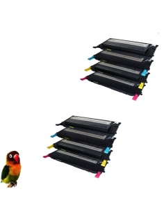 pack 8 toners compatibles para Samsung CLP310/CLP315/CLX3170/CLX3175 CLT-4092S