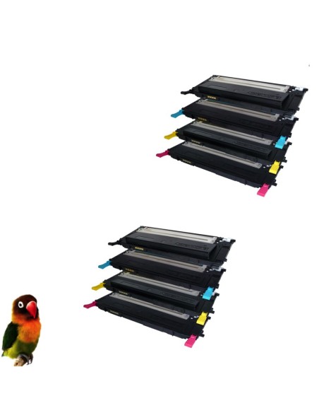 pack 8 toners compatibles para Samsung CLP310/CLP315/CLX3170/CLX3175 CLT-4092S