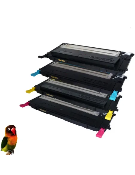 Pack 4 toner compatibles para Samsung CLP320/CLP325/CLX3180/CLX3185 CLT-4072S