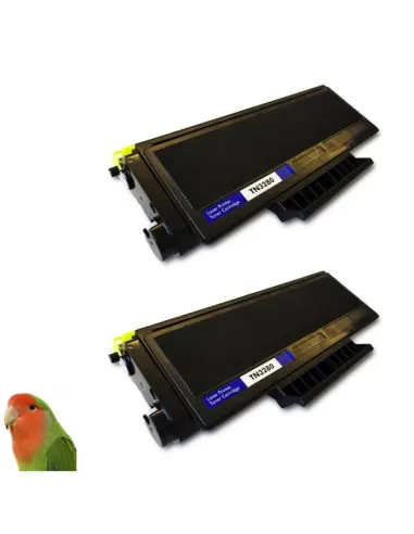 2 Toner compatible para Brother TN3280 HL5340/HL5350/DCP8085/MFC8880/MFC8370
