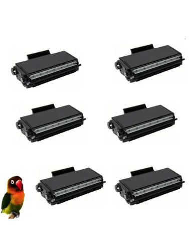 6 Toner compatible para Brother TN3280 HL5340/HL5350/DCP8085/MFC8880/MFC8370