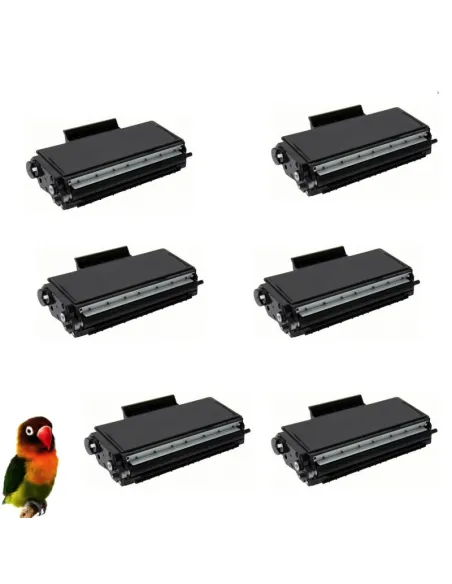 6 Toner compatible para Brother TN3280 HL5340/HL5350/DCP8085/MFC8880/MFC8370