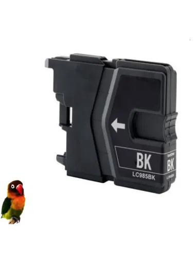 LC985BK BROTHER NEGRO Cartucho Compatible BROTHER LC985BK DCP-/J125/J315W/J515W MFC-/J265W/J415W/J615W