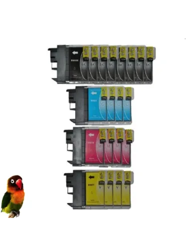 brother lc985 tintas pack 20