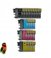 Pack 20 tintas compatibles LC985 DCP-J125 DCP-J140W DCP-J315W DCP-J515