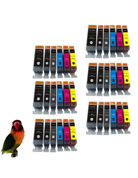 36 tintas para Canon PGI550/CLI551XL MG6350 MG7150 MG7550 IP8750 (con GRIS)