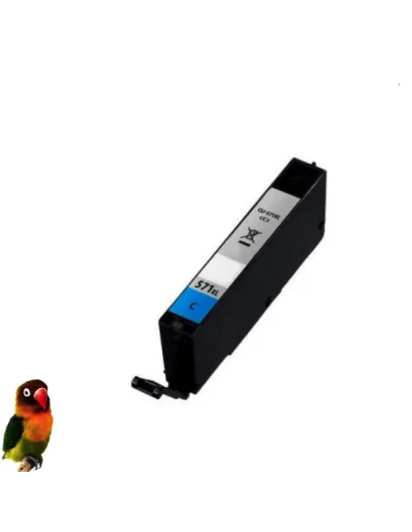 CLI571XL-C para CANON Pixma MG5750 MG5752 MG6850 MG6851 MG6852 MG6853 MG7750 