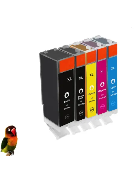 5 x Canon Pixma MG5750 MG5752 MG6850 MG6851 MG6852 MG6853 MG7750 PGI570 CLI571