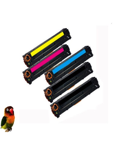 PACK 5 TONER para Canon LBP7110 MF628 MF8280 MF8230 MF623 MF624 LBP7100 (731)