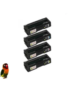 PACK 4 Toner para Ricoh SP-C231/232/242/C310/C311/C312/C320 compatible