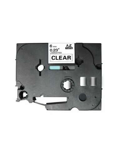 BROTHER TZE-111 NEGRO / TRANSPARENTE CINTA ROTULADORA compatible  TZ-111