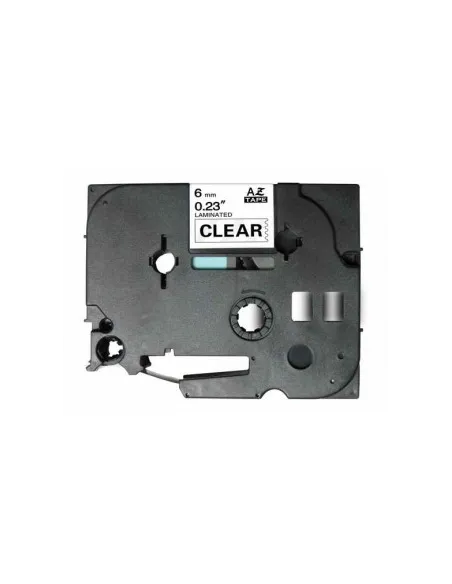 BROTHER TZE-111 NEGRO / TRANSPARENTE CINTA ROTULADORA compatible  TZ-111