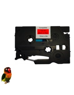 Brother TZE-431 NEGRO / ROJO CINTA ROTULADORA GENERICA TZ-431