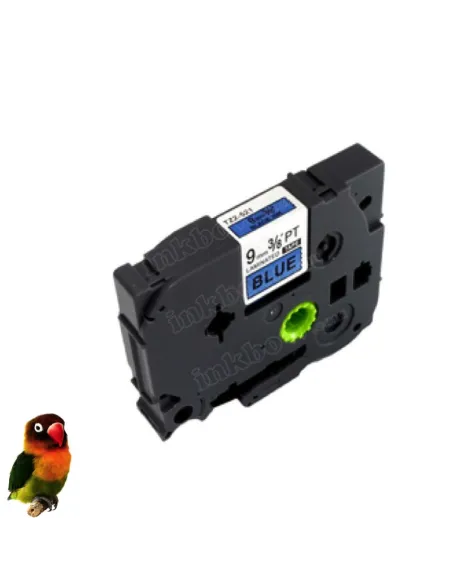 Brother TZE-521 NEGRO / AZUL CINTA ROTULADORA COMPATIBLE TZ-521