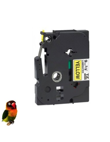 Brother TZE-621 NEGRO / AMARILLO CINTA ROTULADORA COMPATIBLE TZ-621