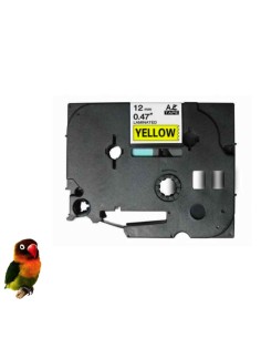 Brother TZE-631 NEGRO / AMARILLO CINTA ROTULADORA COMPATIBLE TZ-631