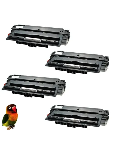 pack 4 Toner compatibles Q7516A HP Laserjet 5200
