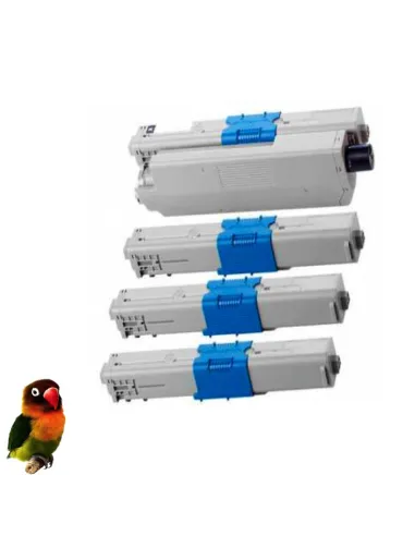 4 TONER OKI EXECUTIVE ES3452 MFP / ES5431 DN / ES5462 MFP compatibles