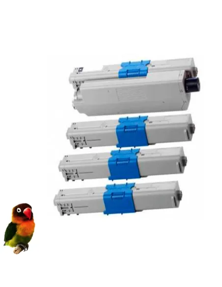 4 TONER OKI EXECUTIVE ES3452 MFP / ES5431 DN / ES5462 MFP compatibles