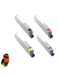 pack OKI ES3640 4 tóners compatibles BK-C-M-Y