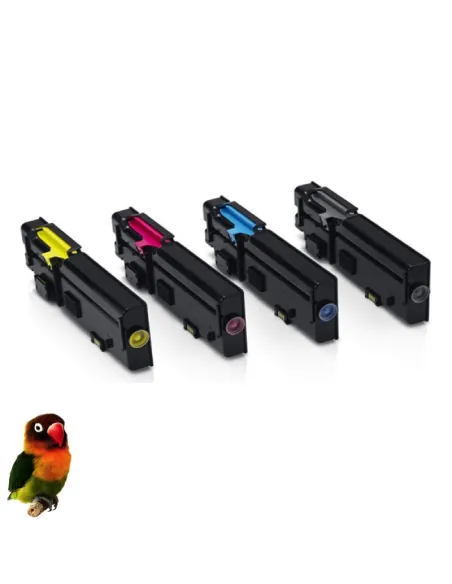 DELL C2660 / C2665 pack 4 toners compatibles