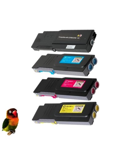 DELL C3760 / C3765 pack 4 toners compatibles