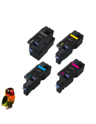 DELL E525W PACK 4 TONERS COMPATIBLES