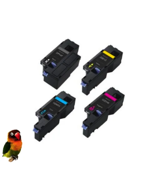 DELL E525W PACK 4 TONERS COMPATIBLES