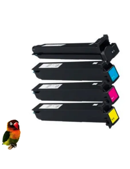 KONICA MINOLTA BIZHUB C200/C203/C253/C353/8650/7450  PACK 4 TONERS COMPATIBLES
