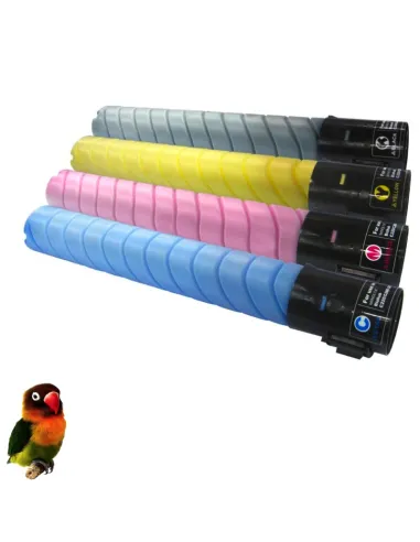 PACK 4 TONERS  compatibles para Konica Minolta Bizhub C258/C308/C368