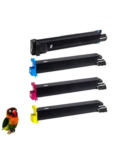 KONICA MINOLTA BIZHUB C451/C550/C650 PACK 4  TONER COMPATIBLES TN611