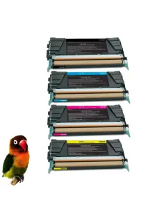 LEXMARK C746 / C748 AMARILLO toner compatible