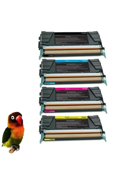 LEXMARK C746 / C748 AMARILLO toner compatible