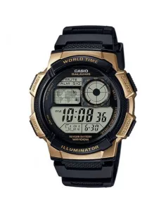 Reloj hombre Casio Digital AE-1000W-1A3 correa resina - hora mundial