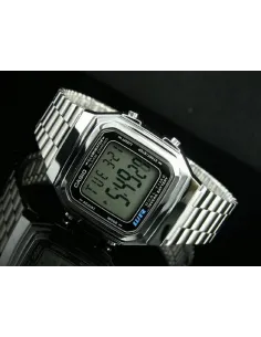 reloj Casio clásico A178WA-1 plateado 2