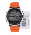 Reloj Casio digital AE-1000W-4B hombre naranja luz led water resist 100m