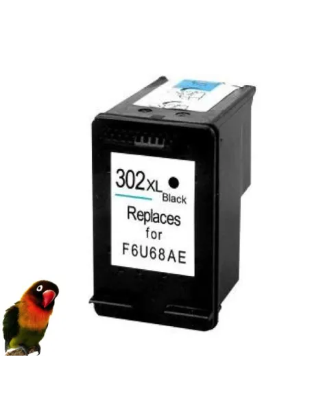 HP 302XL negro CARTUCHO DE TINTA COMPATIBLE F6U67AE	