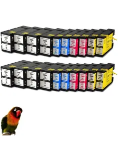 PACK PGI-1500XL 4 cartuchos compatibles (bk-c-m-y) Canon Maxify MB2000 / MB2050 / MB2300 / MB2350