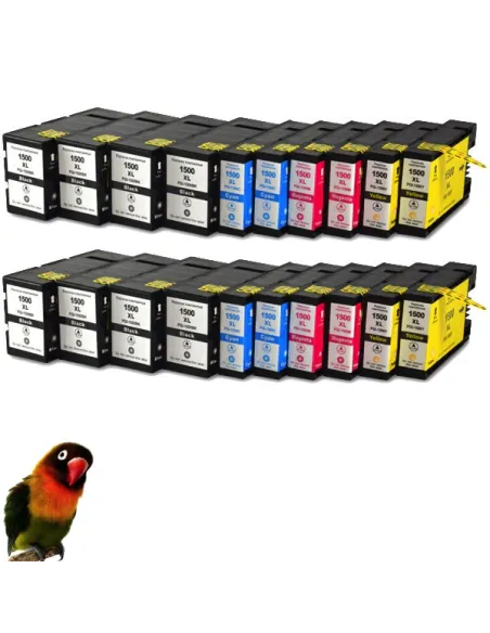 PACK PGI-2500XL 20 tintas (bk-c-m-y) cartuchos compatibles Canon iB4000 / ib4050 / MB5000 / MB5050 /