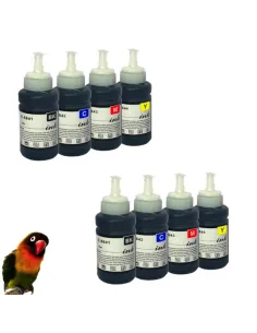 Botella Negro Epson T6641 T6642 T6643 T6644 Ecotank ET-2500 2550 4500 L300