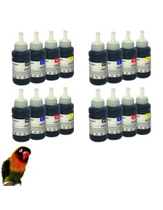 Botella Negro Epson T6641 T6642 T6643 T6644 Ecotank ET-2500 2550 4500 L300