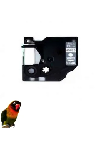 DYMO 45020 BLANCO / TRANSPARENTE CINTA ROTULADORA GENERICA S0720600
