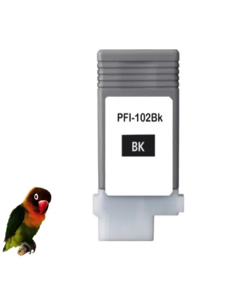 CANON PFI-102BK NEGRO tinta compatible IPF500 IPF510 IPF600 IPF6000 IPF610 IPF650 IPF700 IPF710 ....