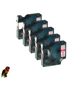 DYMO 45015 ROJO / BLANCO CINTA ROTULADORA GENERICA S0720550