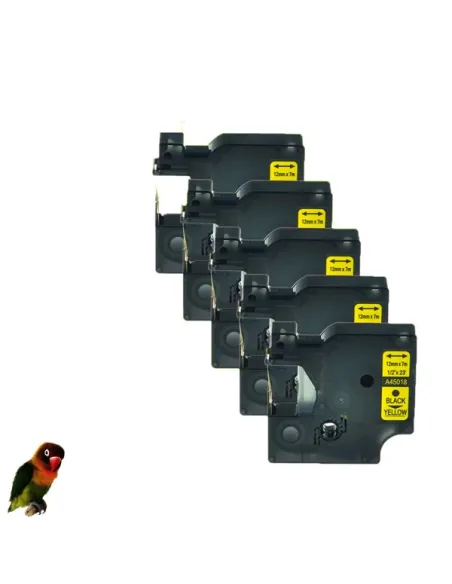DYMO 45018 NEGRO / AMARILLO CINTA ROTULADORA GENERICA S0720580
