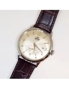 Reloj hombre automático Orient Bambino RA-AP0003S beige correa cuero 2