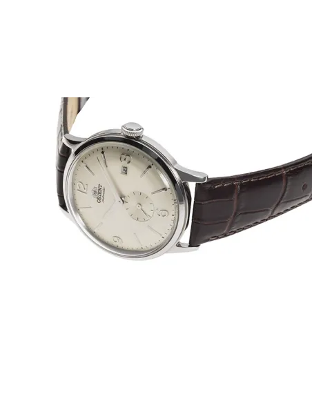 Reloj hombre automático Orient Bambino RA-AP0003S beige correa cuero